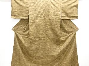 絣柄織り出し手織り紬着物